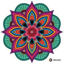 Recolor App (con imágenes) | Mandalas de colores, Mandalas bonitas ...