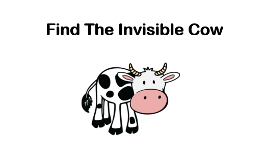 find the invisible cow