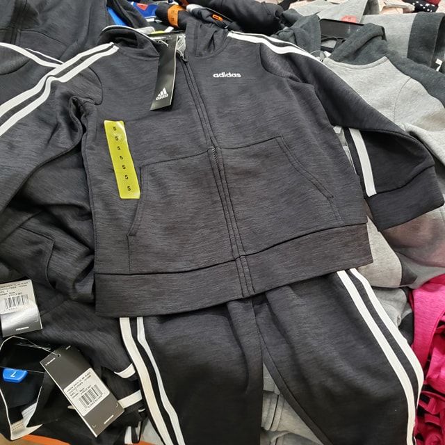 winter kids fashion adidas hoodie