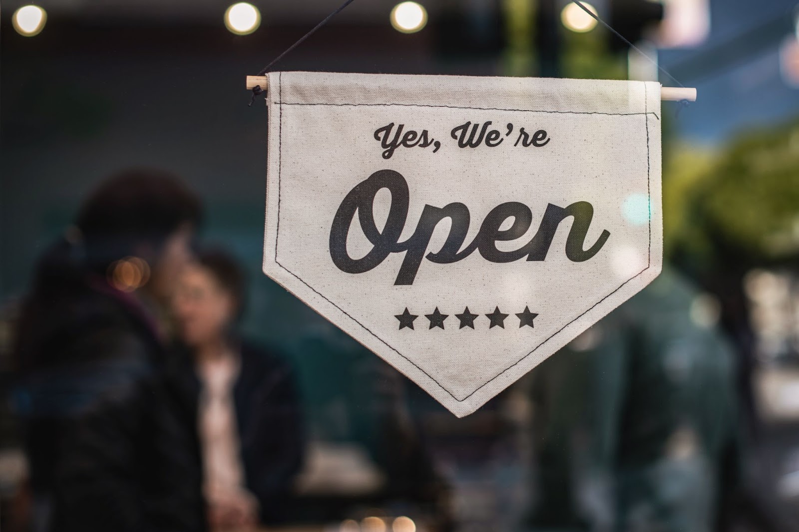 To get disaster relief for small businesses. The SBA offers a disaster relief assistance loan. This is helpful for getting through the recent pandemic. However you do need to get hazard insurance to get an SBA loan. This sign is an open sign that symbolizes re-opening of small business in the US.