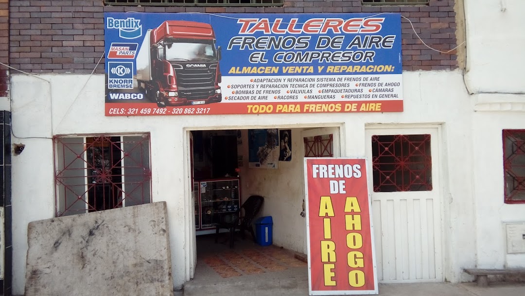 Frenos de aire el compresor
