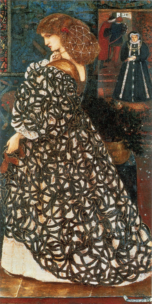 "Сидония фон Борк", Эдвард Бёрн-Джонс, 1860.  (сс) Wikimedia Commons