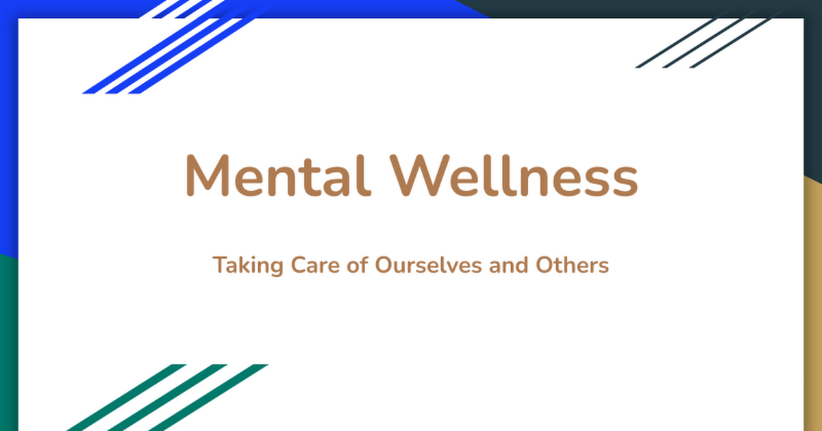 Mental Wellness