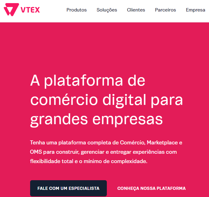 Plataforma para e-commerce Vtex