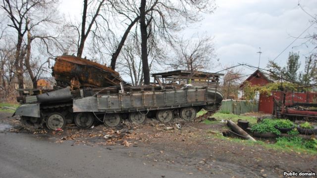 Селище поблизу Тореза (Фото з соцмереж)