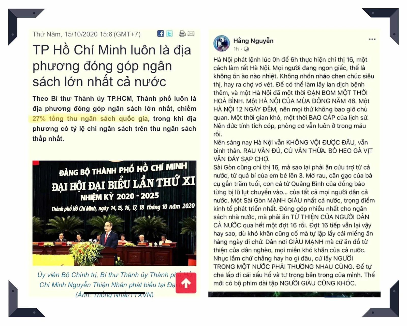 MIỀN NÀO CHỐNG DỊCH TỐT HƠN?