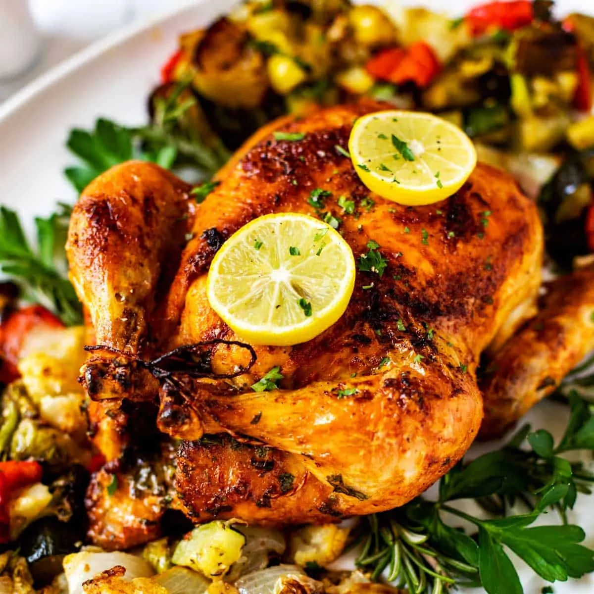 Roasted chicken and vegetables. Keto Diet Malaysia - Shop Journey