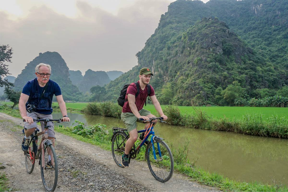 Boating and Biking in Ninh Binh