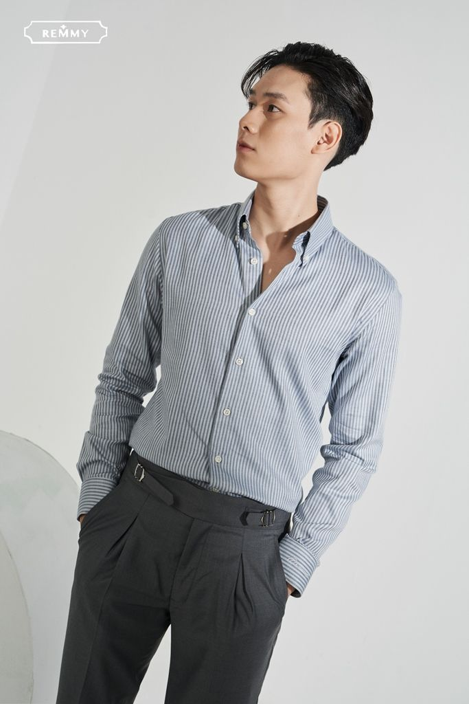 Phối với quần xám