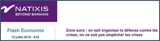 Natixis - zone euro - crise 