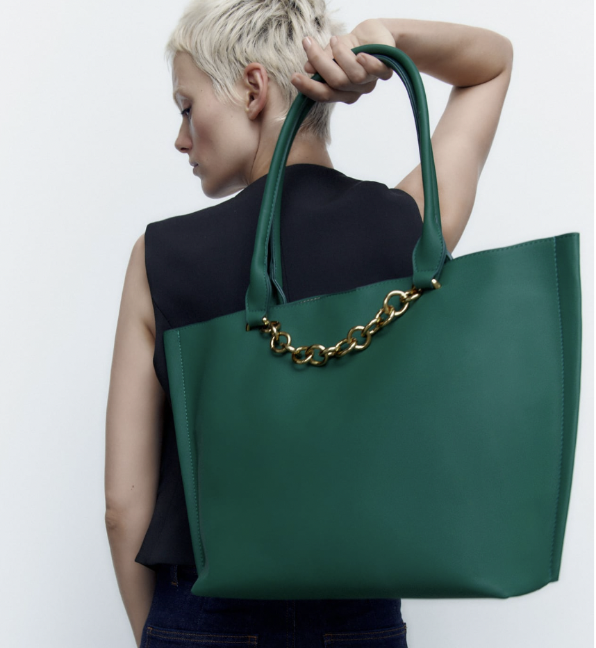 Chain Strap Tote Bag at Zara’s