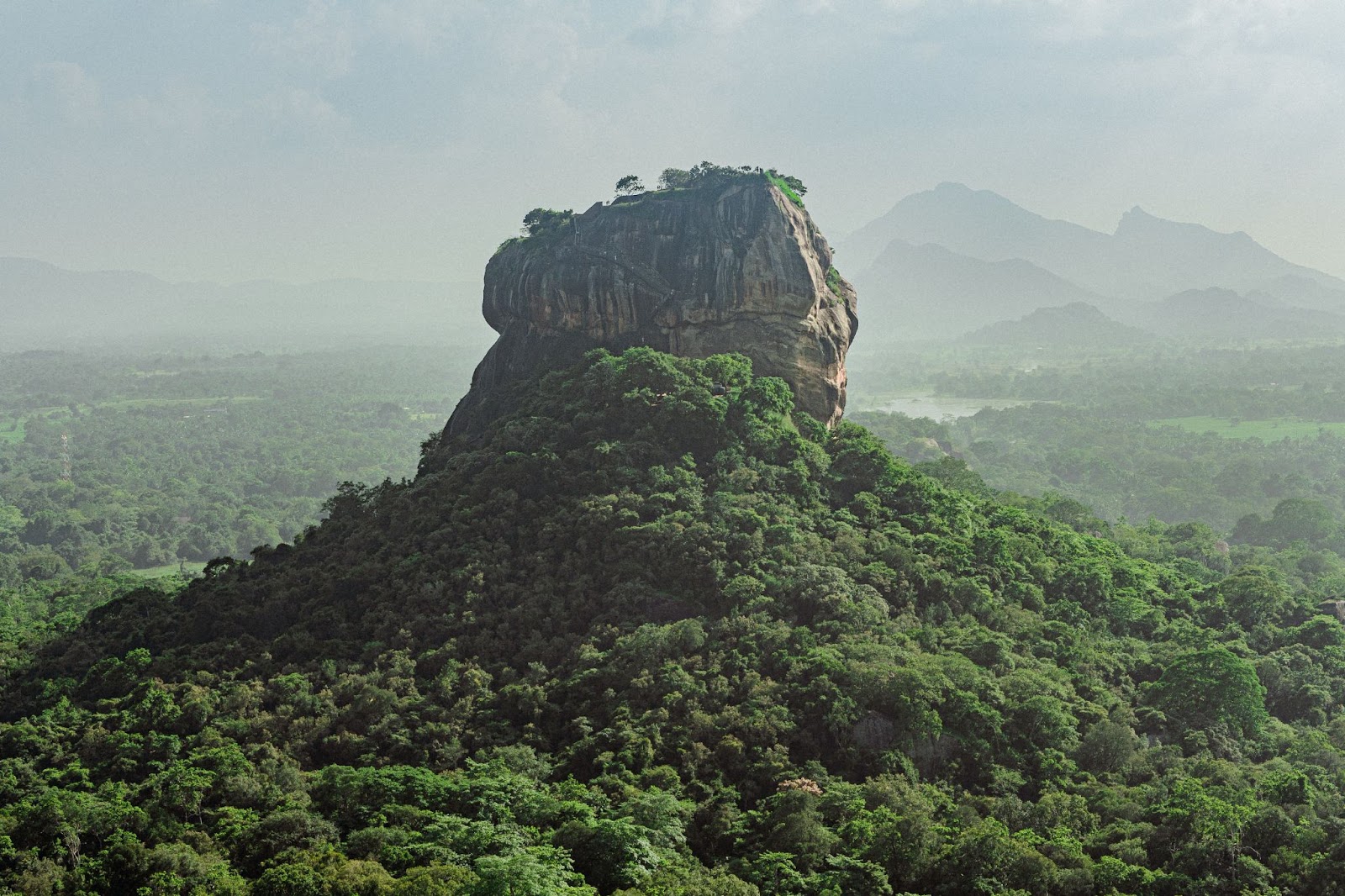 The citadel on top of Sigiriya was built by King Kasyapa who ruled from 477 to 495 CE