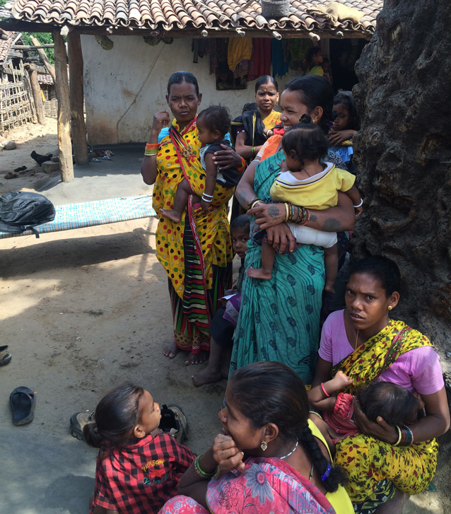 A student educating  women in rural Odisha on the importance  of quality health services. While there has been a significant achievement in India in terms of reducing maternal and infant mortality, the global targets for 2030 require more attention for the development of sustainable healthcare. Credit: Smriti Das