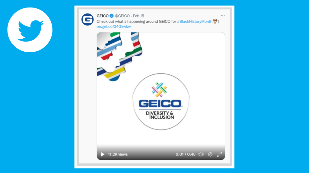 Geico Twitter Video of Current Events