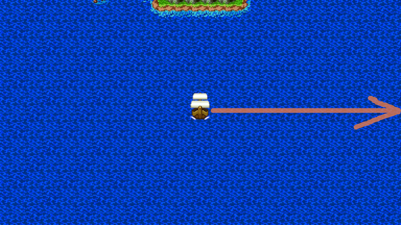 Going south, then east is the easiest path to Zahan. | Dragon Quest II