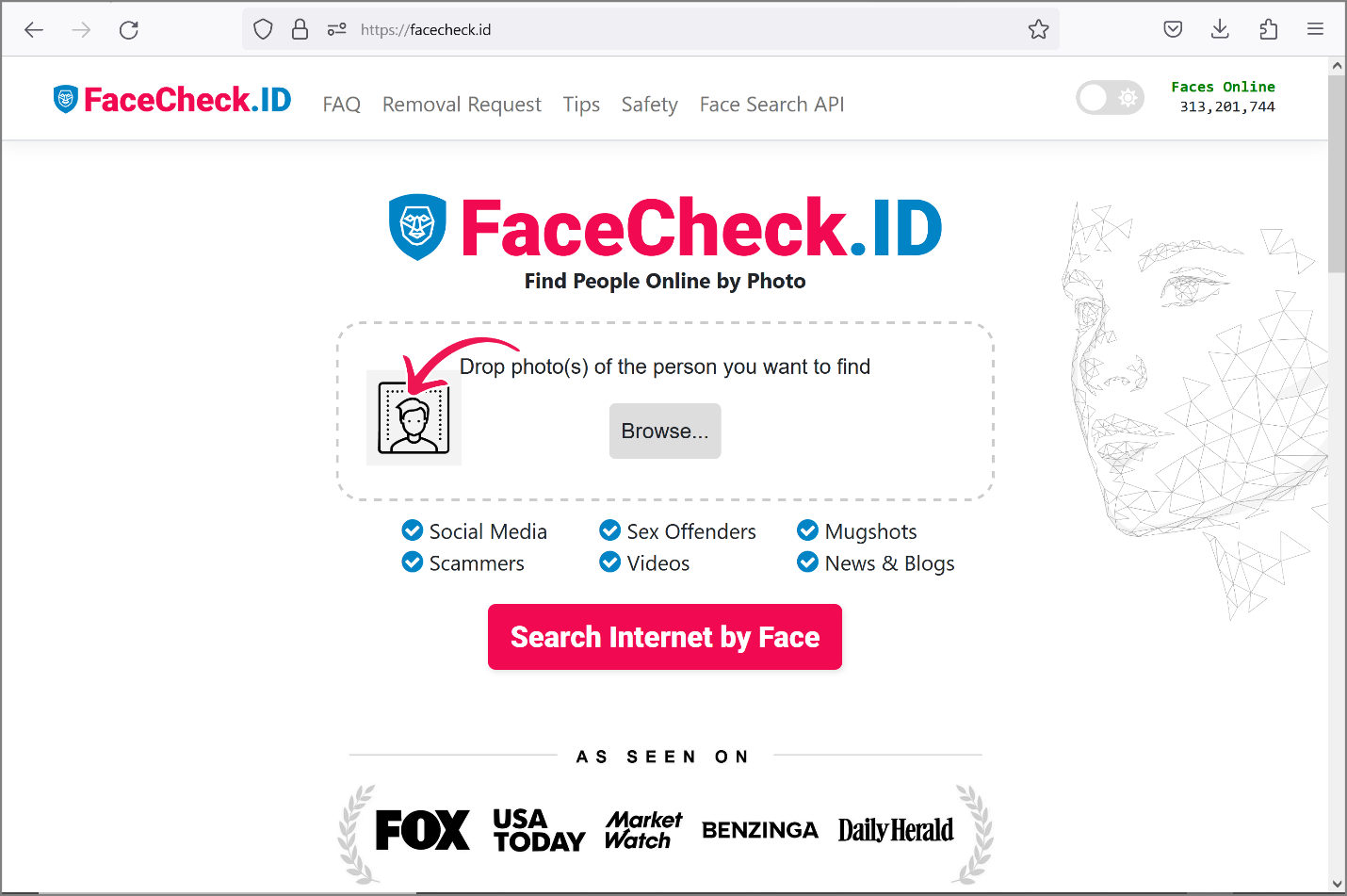 FaceCheck.ID Enhances User Safety, Adds 400,000 Registered Offenders into  Its Search-by-Face Database