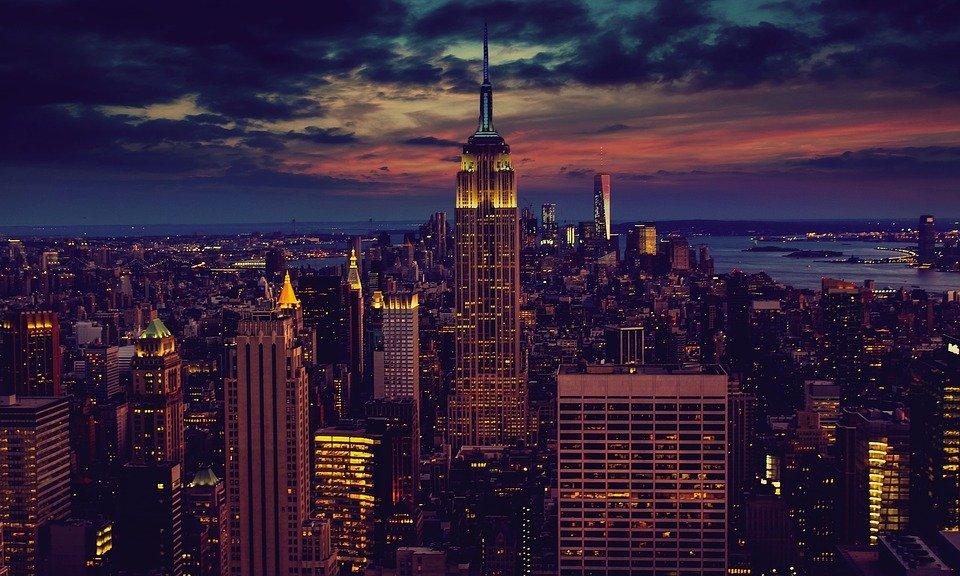 New York, Empire State Building, Us, A Skyscraper