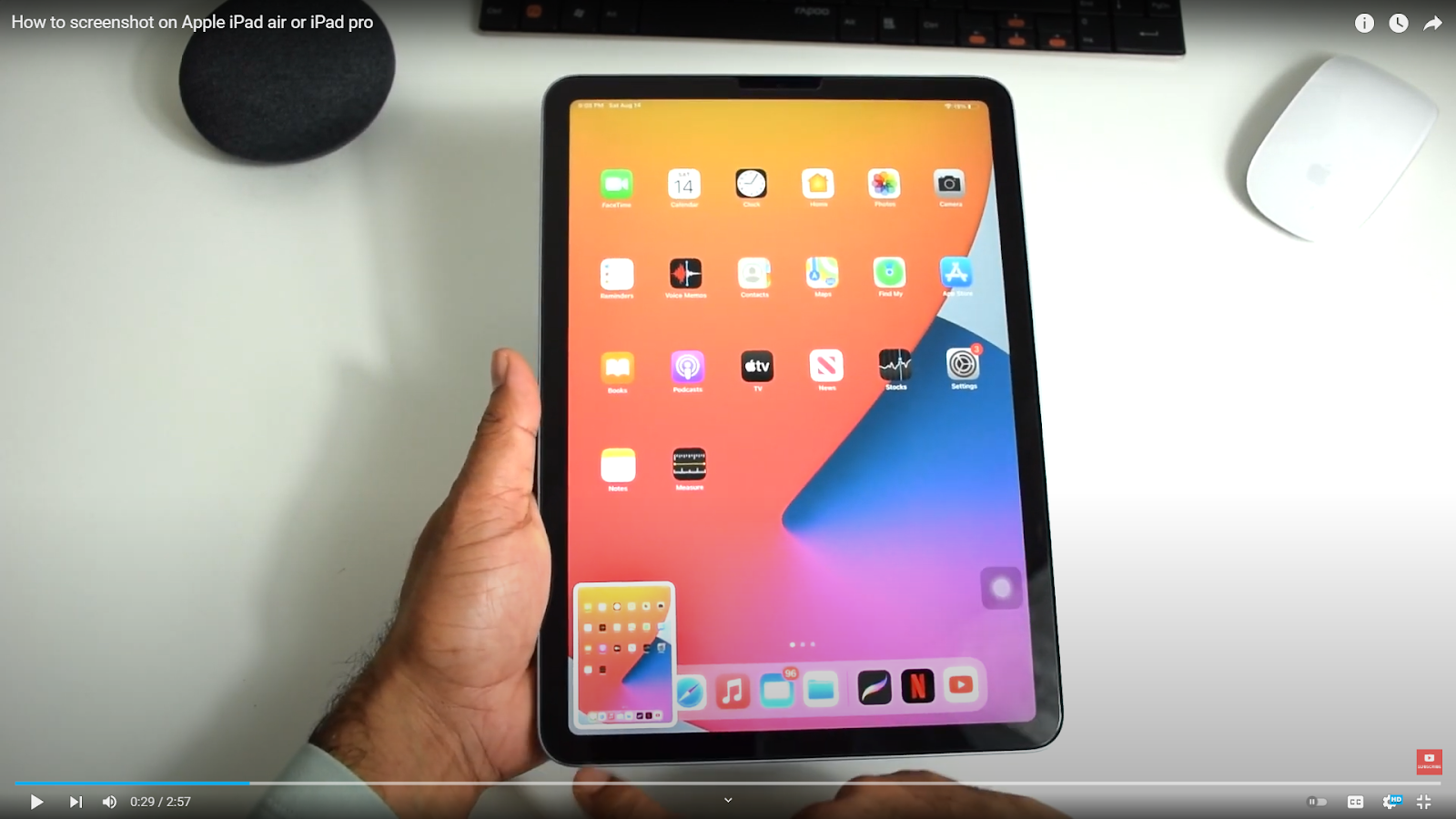 How To Screenshot On iPad