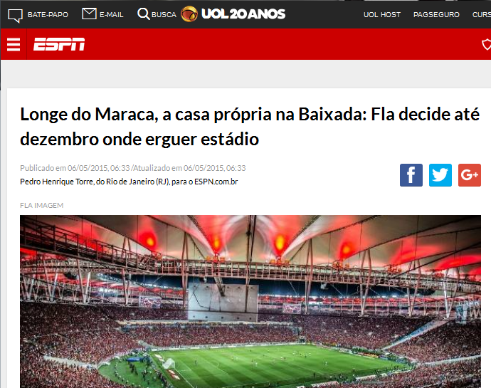 Flamenguistas acreditam sempre nas mesmas mentiras sobre o estádio