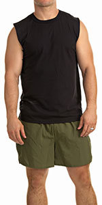 Soffe Men's performance short, running, workout, gym, military