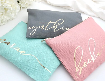 makeup bags for bridal party