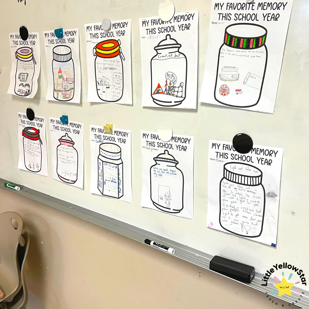 End of year read aloud book - In A Jar by Deborah Marcero. This is the perfect end of year read aloud book for the classroom! Pin this image to come back to the blog for details on this end of year read aloud lesson plan.