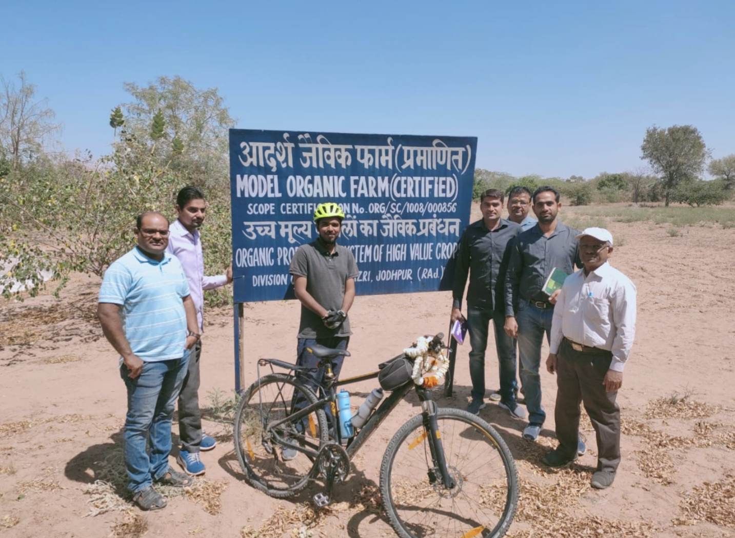 Neeraj Kumar Prajapati – The man on a mission to bring change by cycling 1,11,111 km across India.
