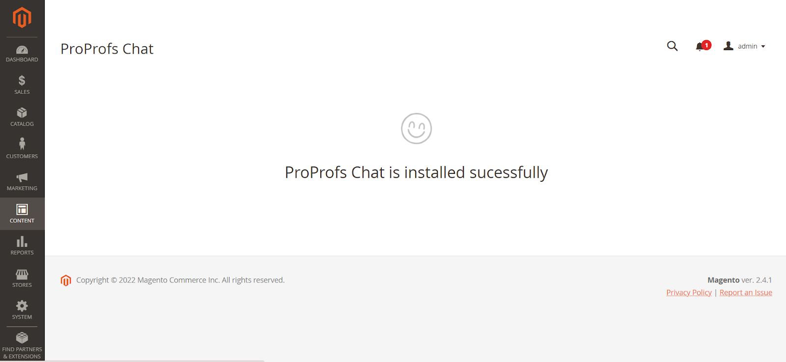 proprofs_installation_confirm