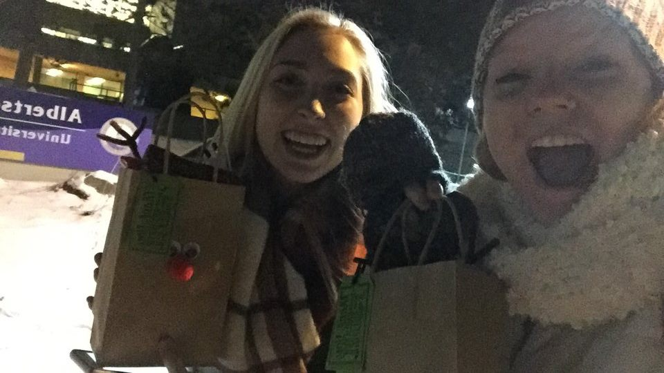 This is from the night Soph and I were asked to be official Crew members!