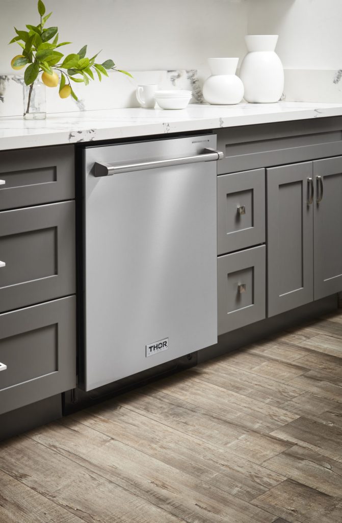 small kitchen design - install dishwasher