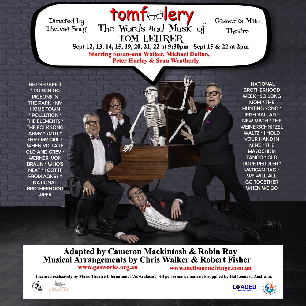 Tom Lehrer's TOMFOOLERY Comes to Melbourne Fringe 