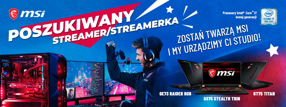 MSI konkurs na streamera