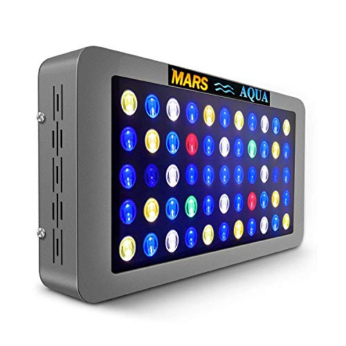 MarsAqua Dimmable 165W 300W LED Luz de acuario