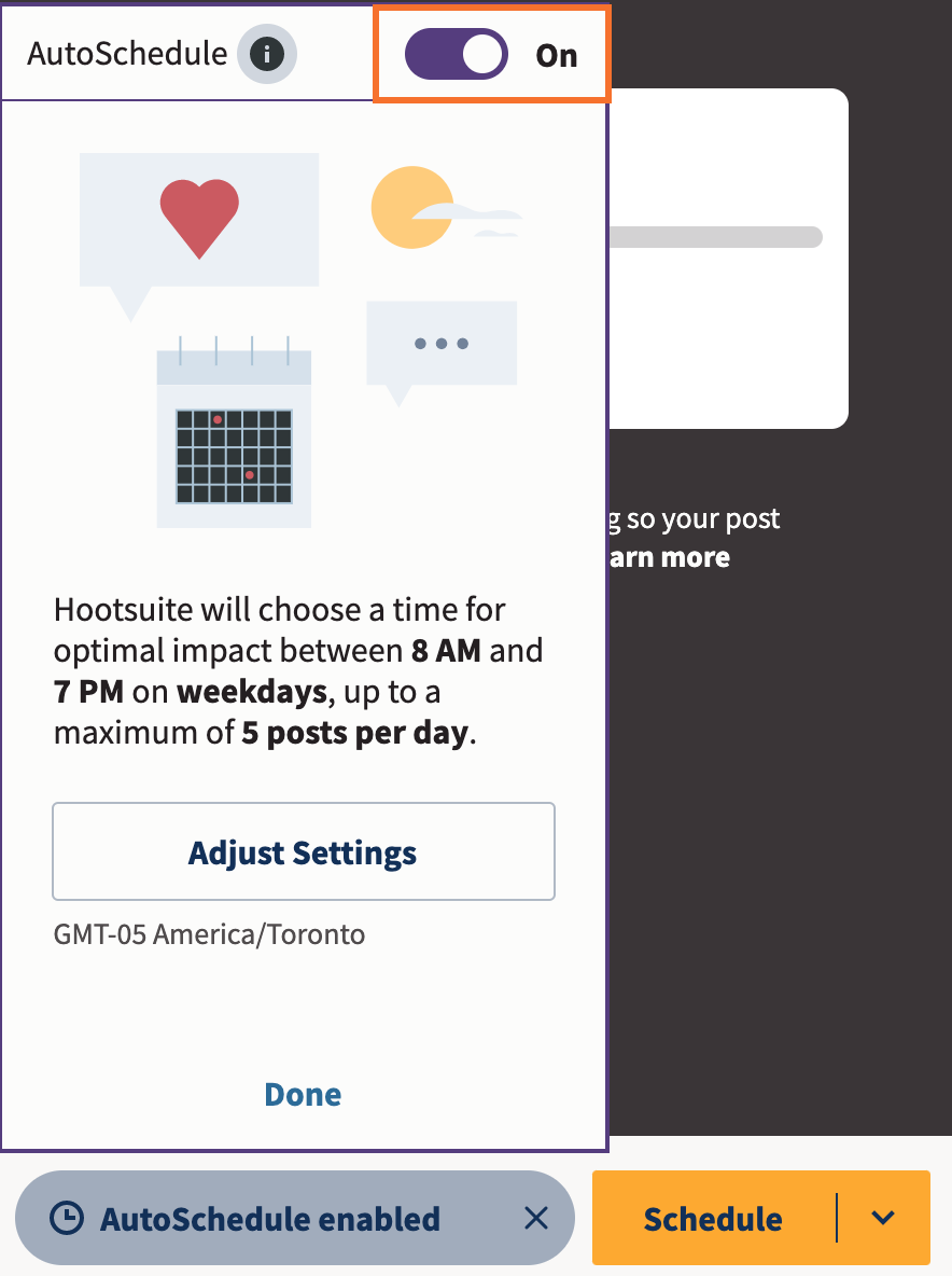 Autoschedule trên Hootsuite giúp bạn đăng bài hiệu quả | TopOnSeek