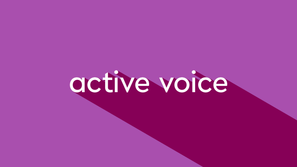 Active voice