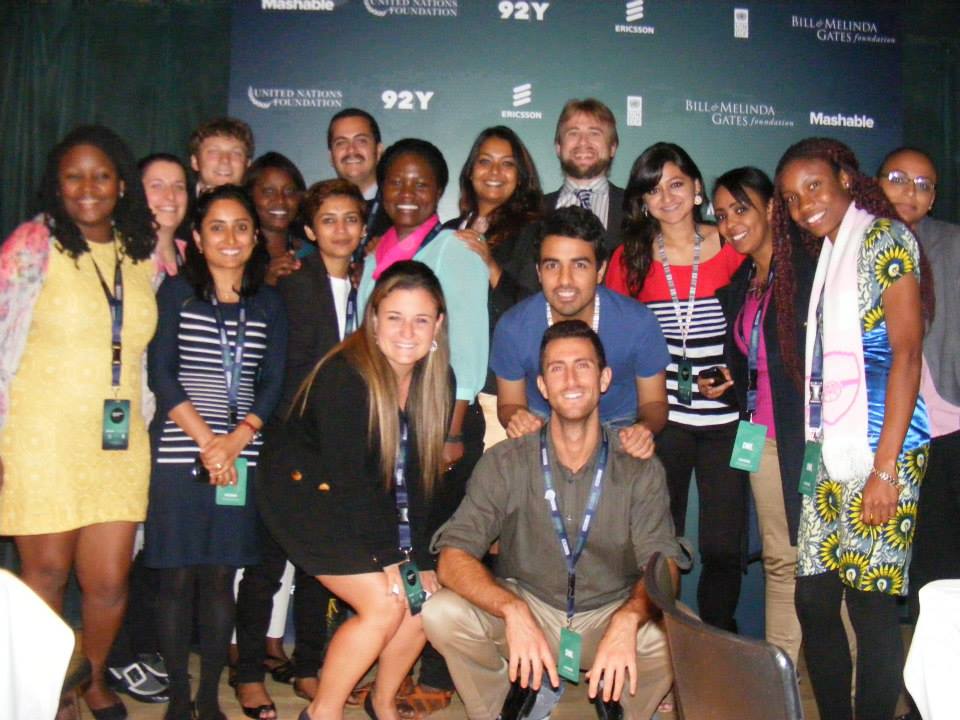 Atlas Corps Fellows at the Social Good Summit with Dave Moss