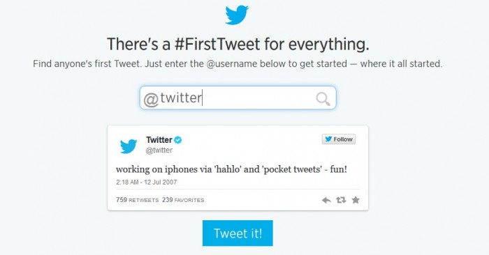 Twitter-First-Tweet