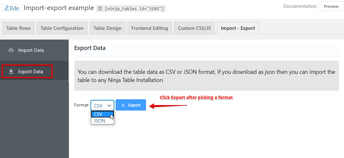 what are the ways to create a data table