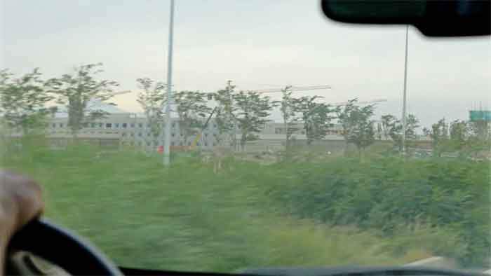 The site at Dabancheng seen from the road