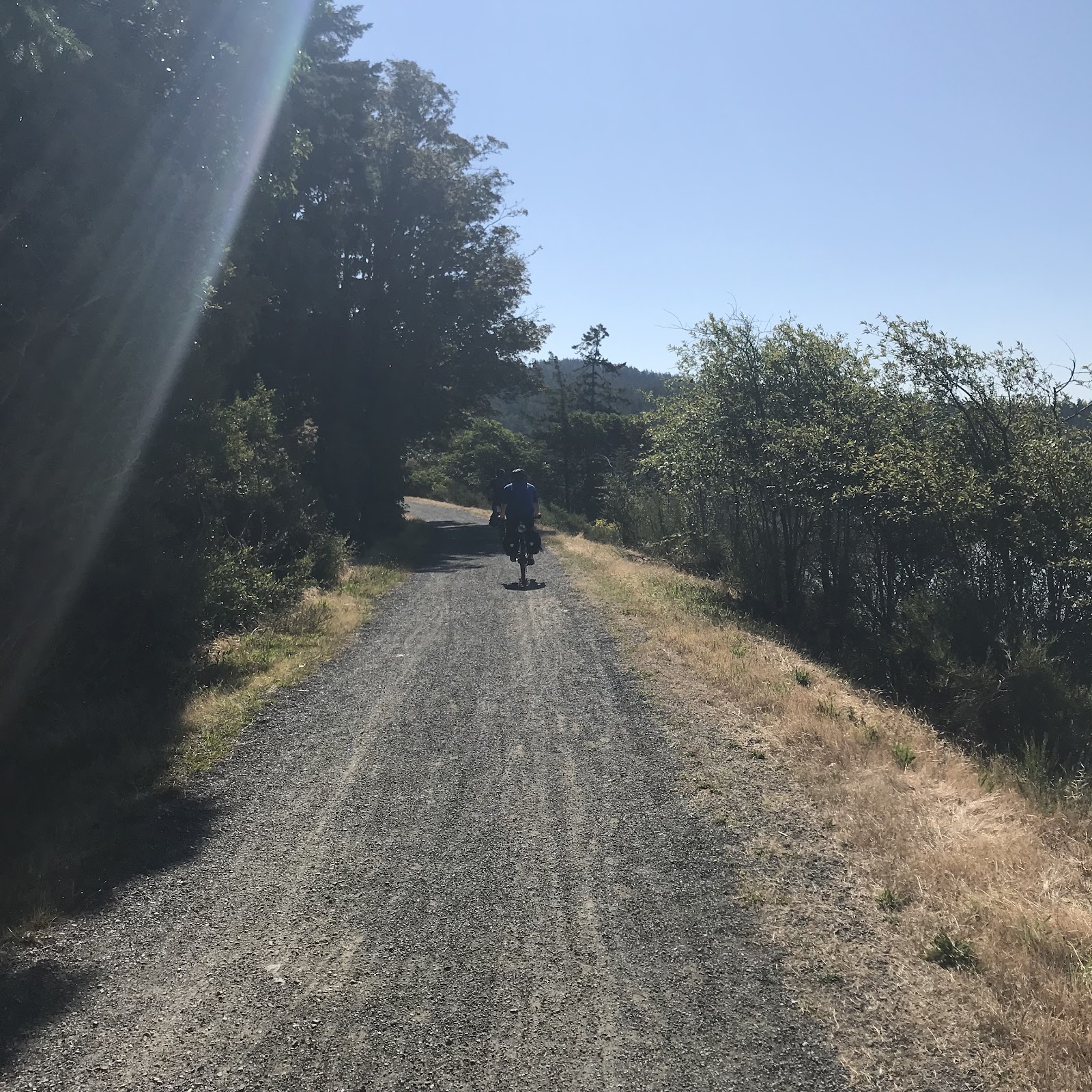Riding the galloping goose trail