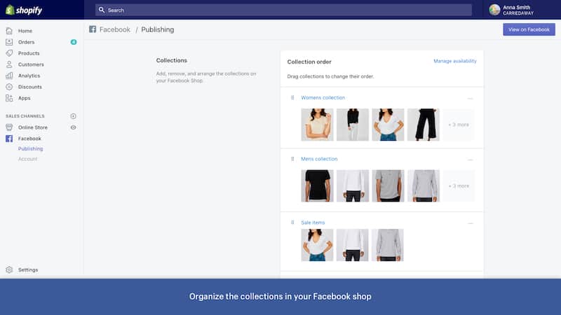Shopify Facebook Buy Product