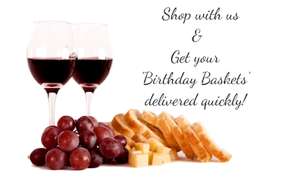 wine gift baskets for birthdays