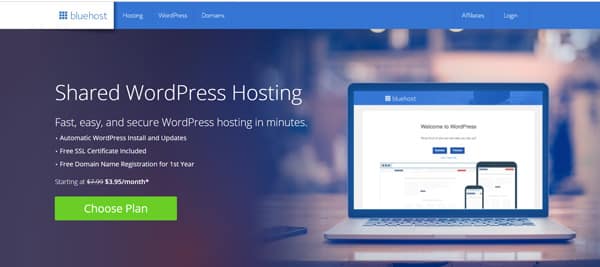 Bluehost web hosting