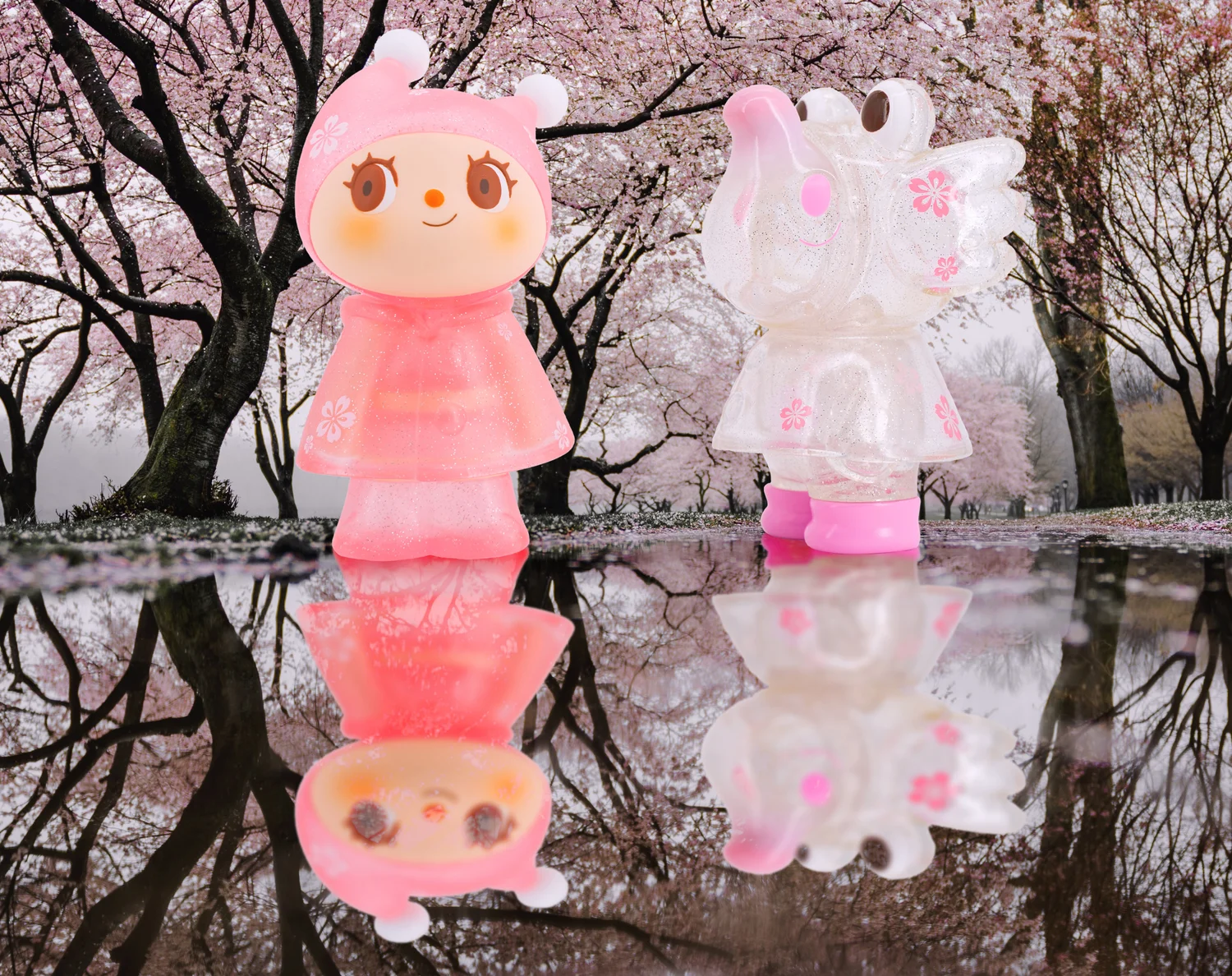 A picture containing tree, pink, doll

Description automatically generated