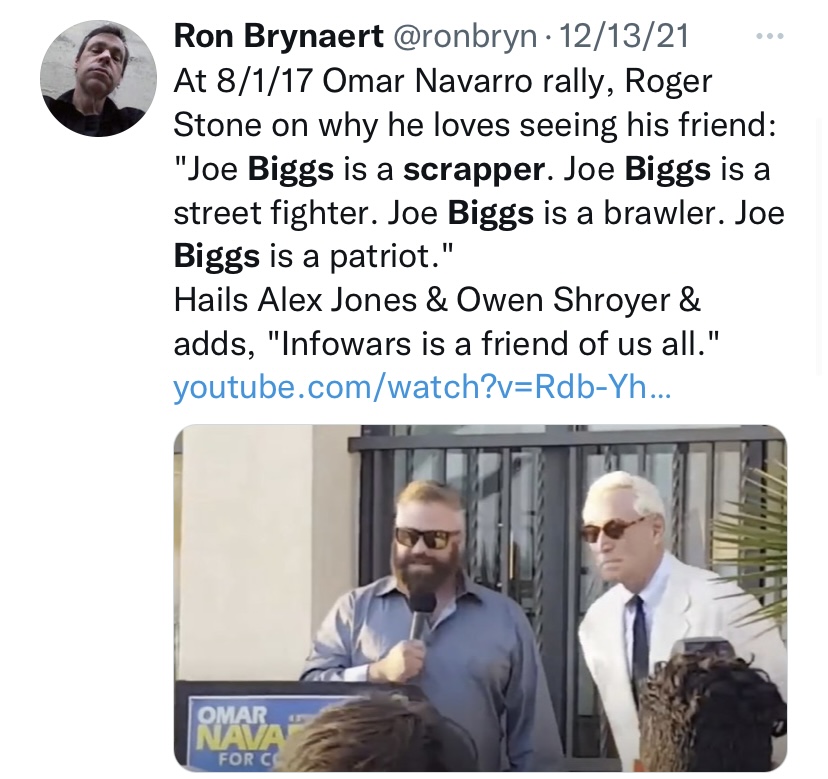 - Bucks County Beacon - Roger Stone Deserves More Scrutiny for His Role in the Events Leading to January 6