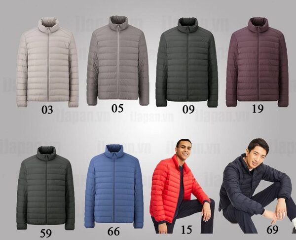 Áo lông vũ nam Uniqlo có nhiều màu sắc để bạn lựa chọn