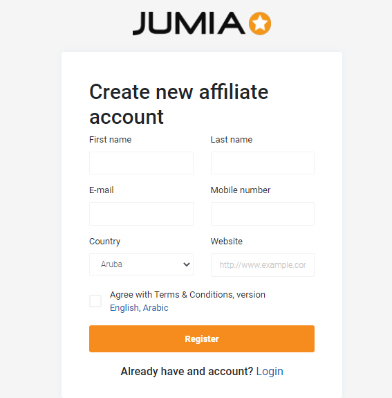 signing up for jumia affiliate program-how to make money on Facebook in Kenya