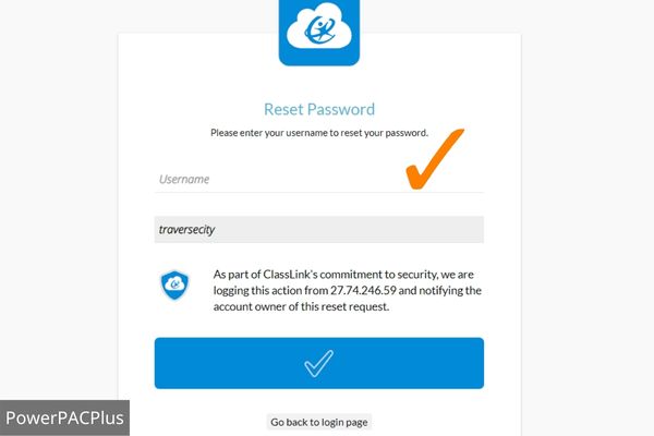 reset password of tcaps cloud