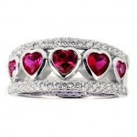 heart shaped ring designs