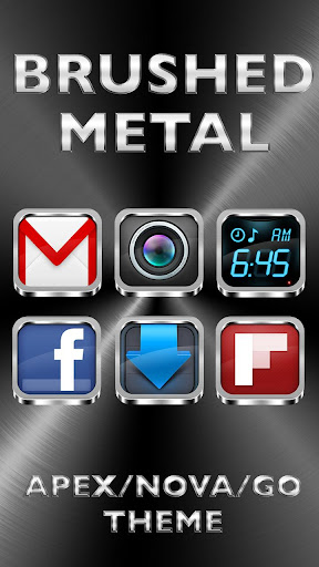 BRUSHED METAL APEX-GO THEME apk